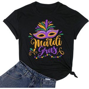 Graphic Fat Tshirt Carnival Party Outfit Parade Tee Shirts Short Sleeve Top